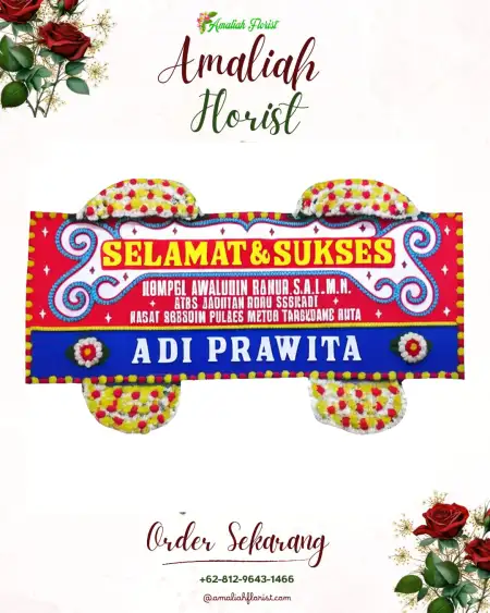 Papan Bunga Ucapan Selamat Giriawas