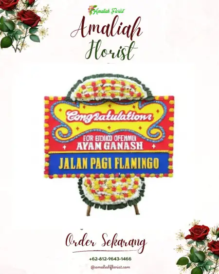Sewa Papan Bunga Giriawas